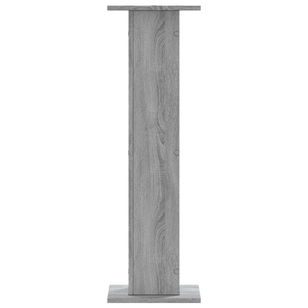 vidaXL Pflanzenständer 2 Stk. Grau Sonoma 30x30x95 cm Holzwerkstoff