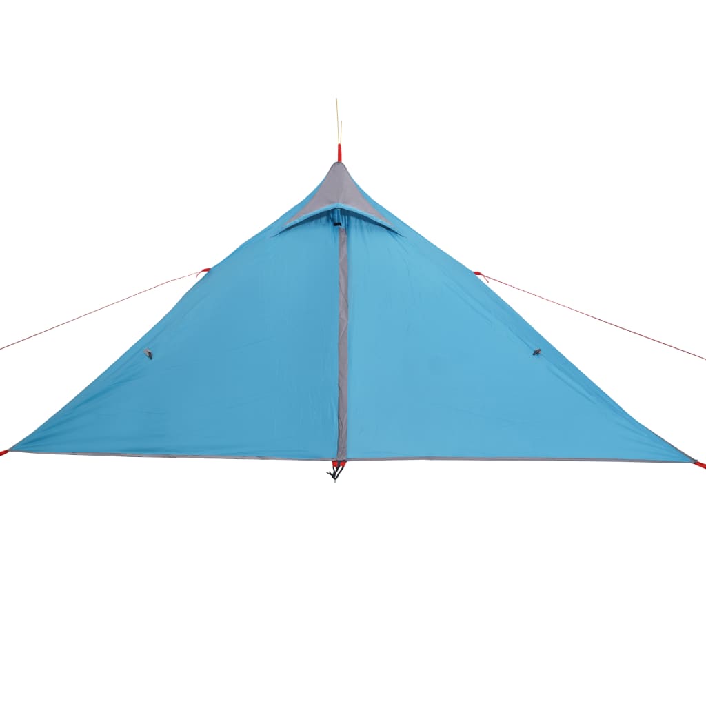 vidaXL Tipi-Campingzelt 1 Person Blau Wasserdicht