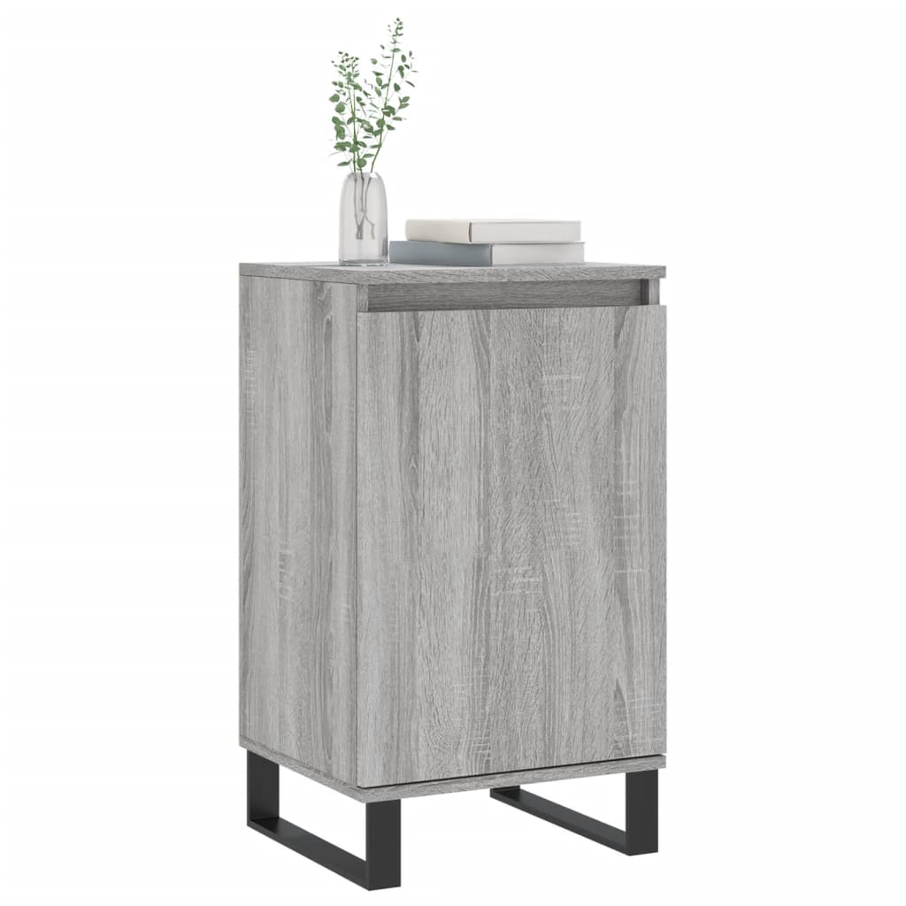 vidaXL Sideboard Grau Sonoma 40x35x70 cm Holzwerkstoff