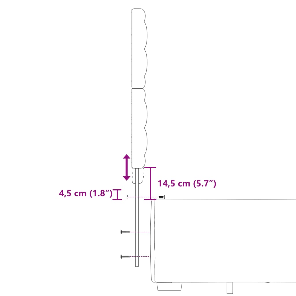 vidaXL Boxspringbett mit Matratze Rosa 140x200 cm Samt