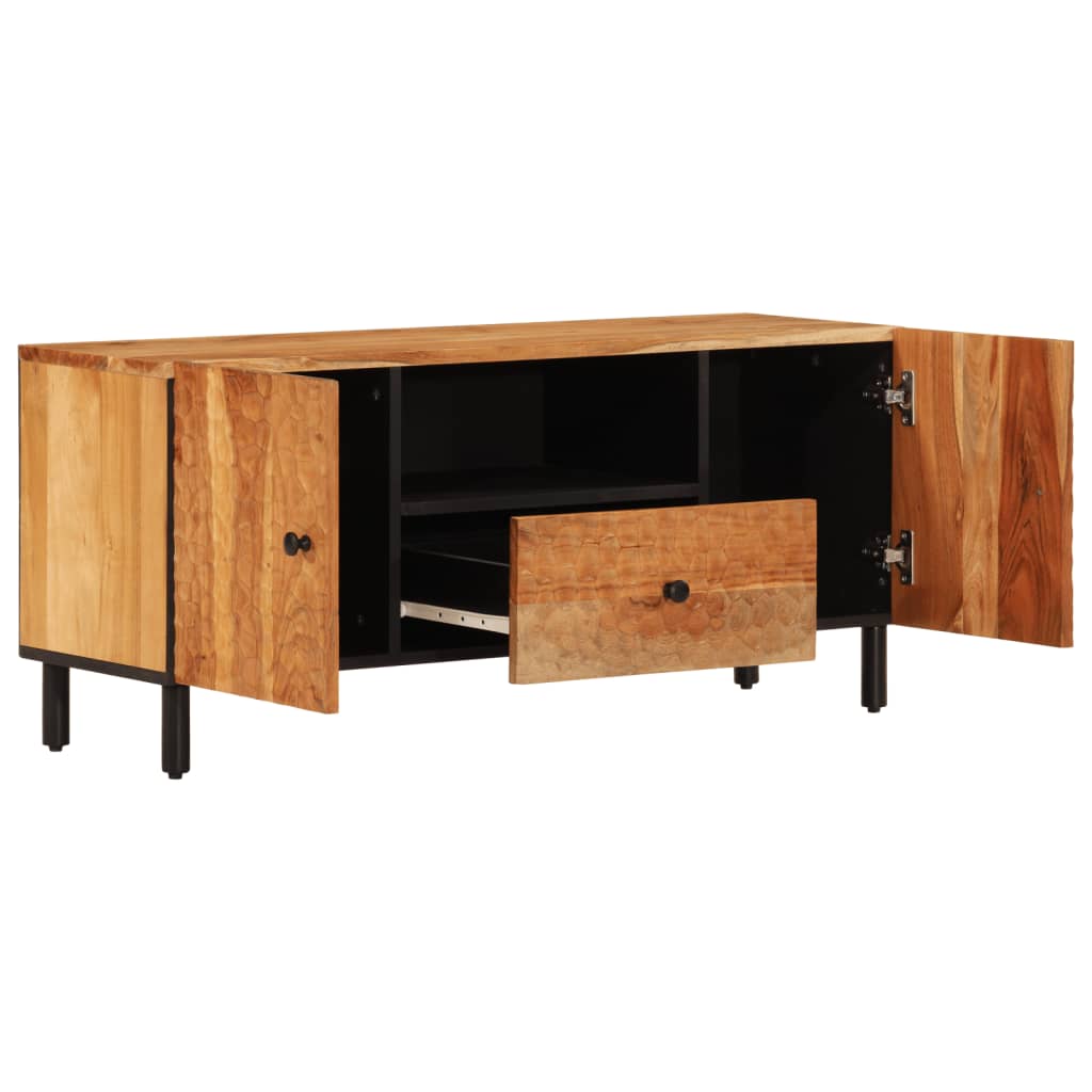 vidaXL TV-Schrank 105x33x46 cm Massivholz Akazie