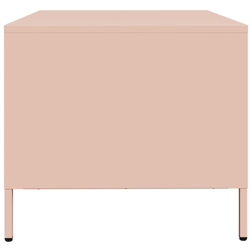 vidaXL TV-Schrank Rosa 68x50x43,5 cm Kaltgewalzter Stahl