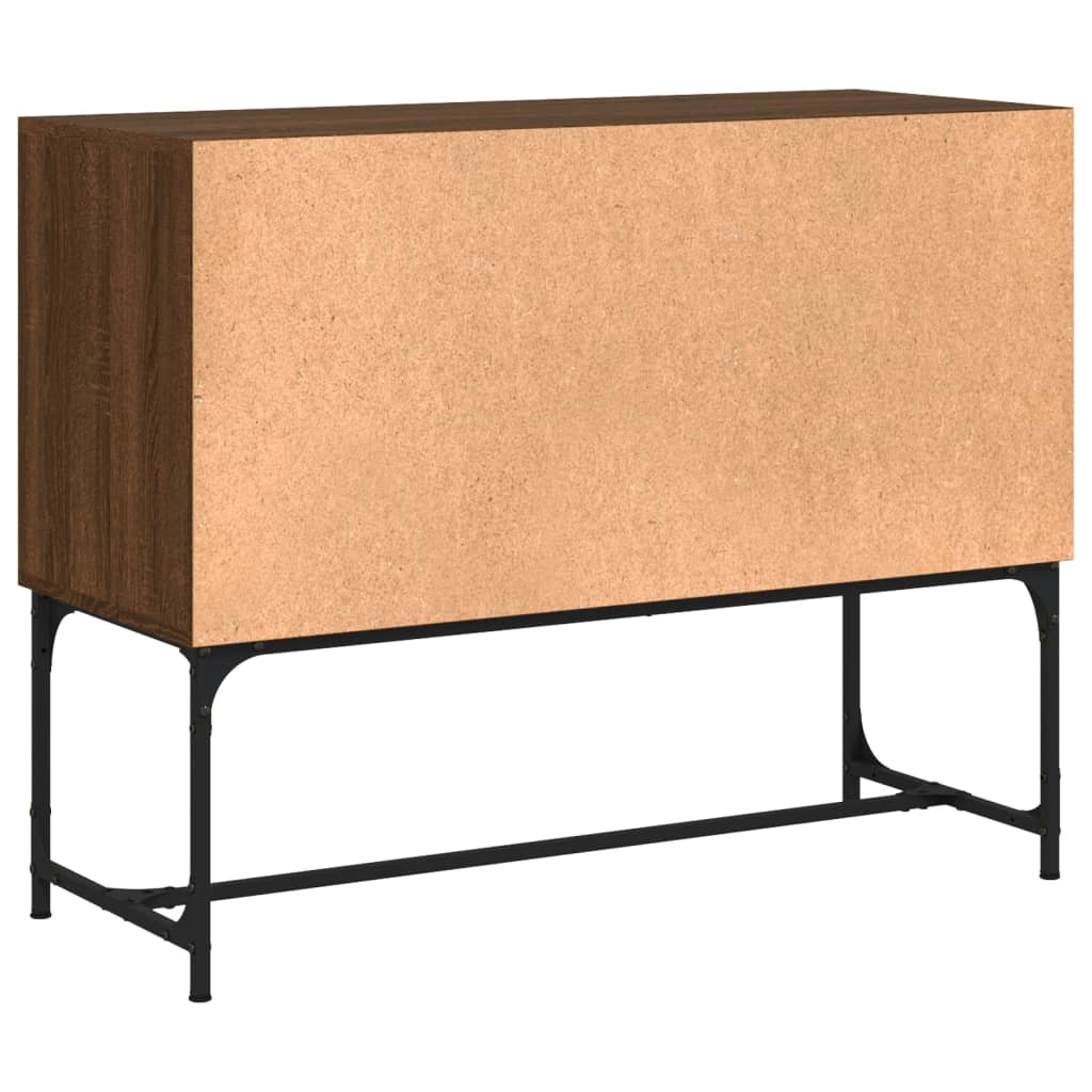 vidaXL Sideboard Braun Eichen-Optik 100x40x79,5 cm Holzwerkstoff