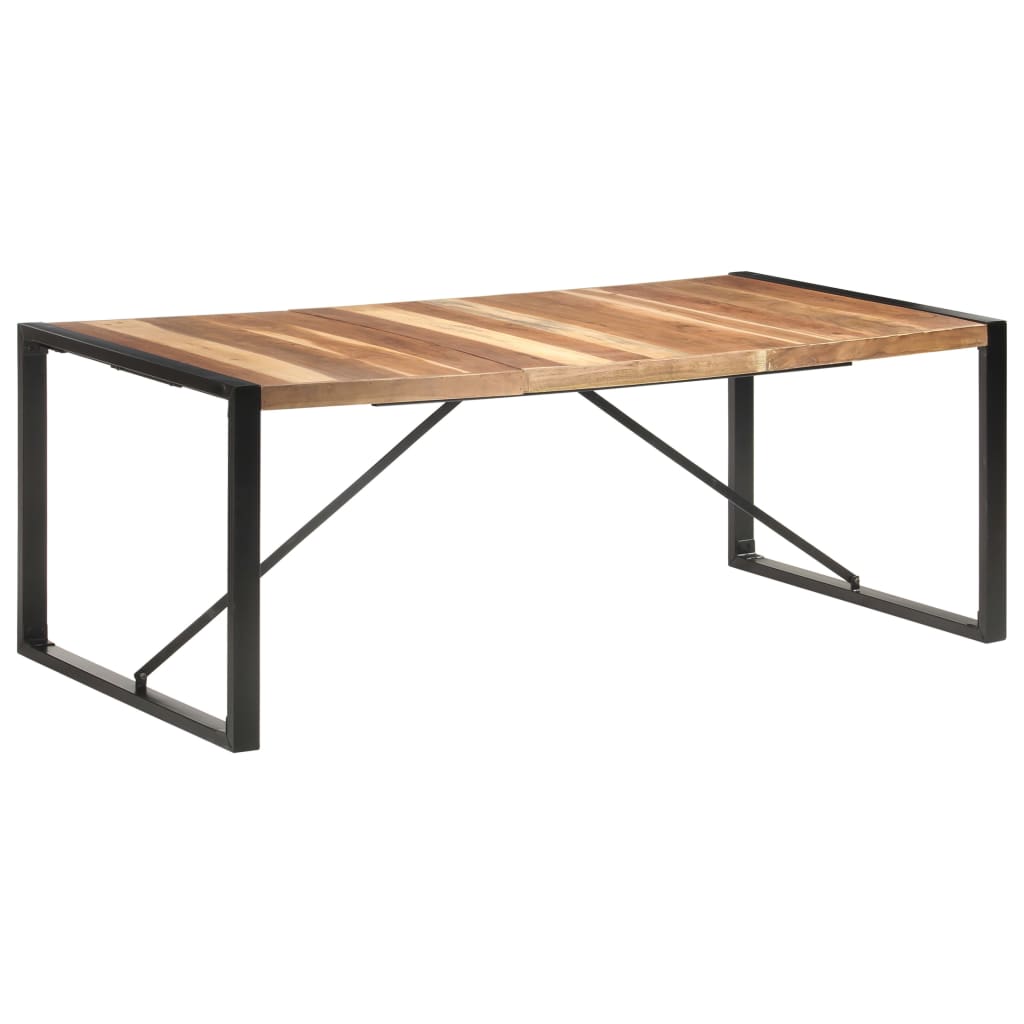 vidaXL Esstisch 200x100x75 cm Massivholz