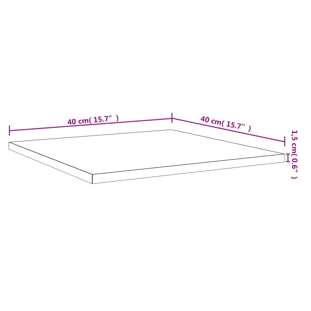 vidaXL Bücherregal-Bretter 4 Stk. Hochglanz-Grau 40x40x1,5 cm