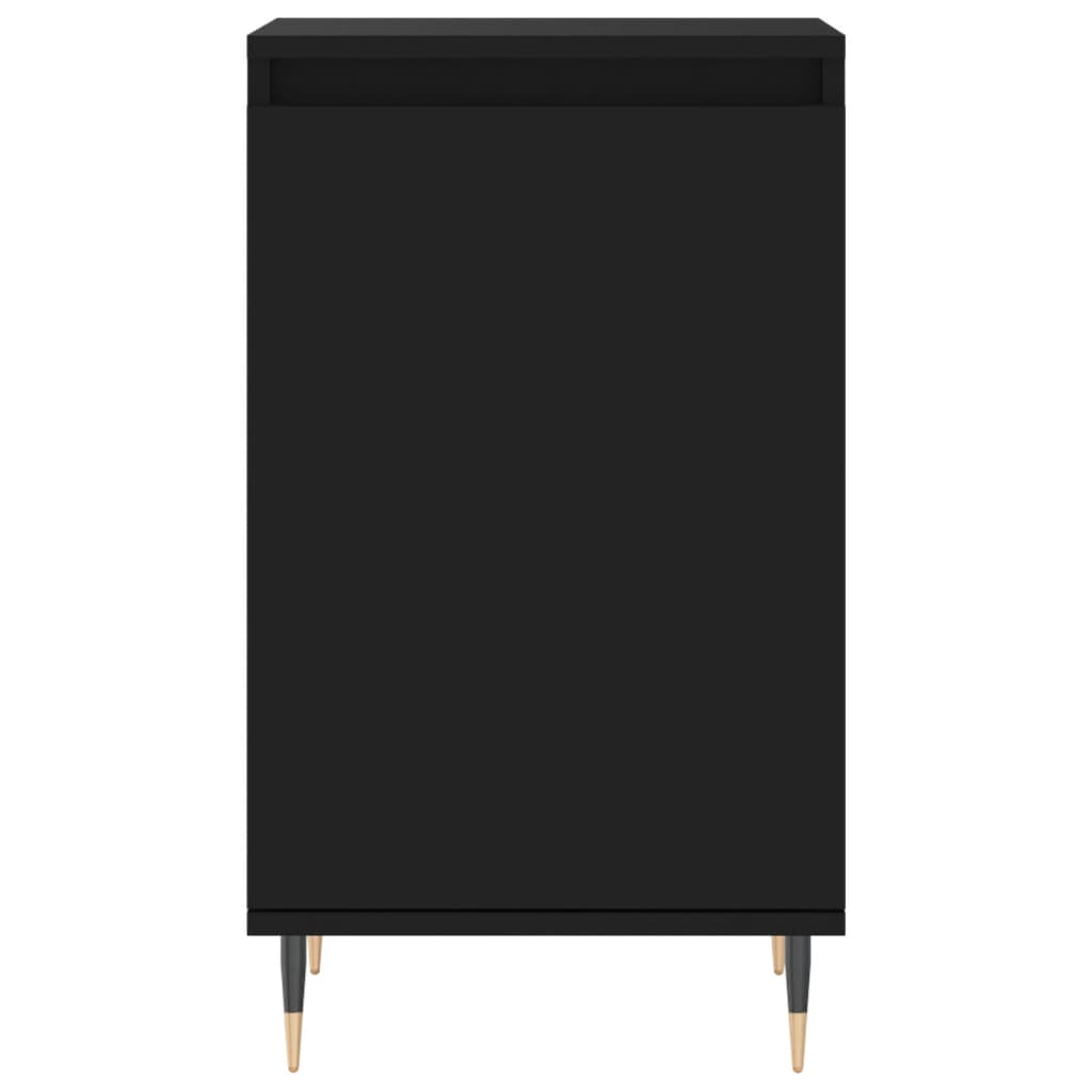 vidaXL Sideboards 2 Stk. Schwarz 40x35x70 cm Holzwerkstoff