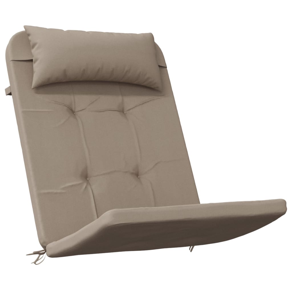 vidaXL Adirondack-Auflagen 2 Stk. Taupe Oxford-Gewebe