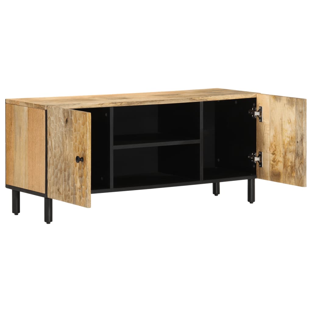 vidaXL TV-Schrank 105x33x46 cm Massivholz Mango