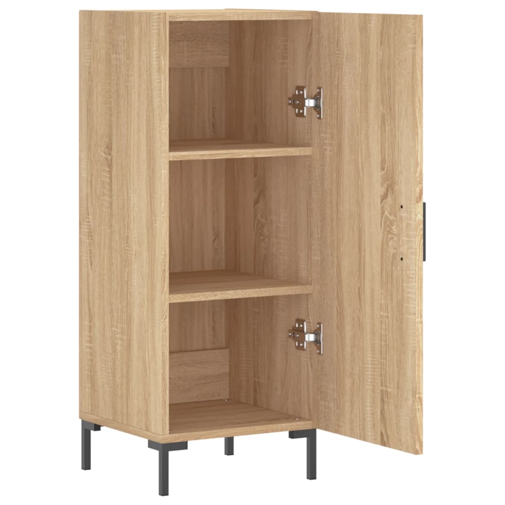 vidaXL Sideboard Sonoma-Eiche 34,5x34x90 cm Holzwerkstoff