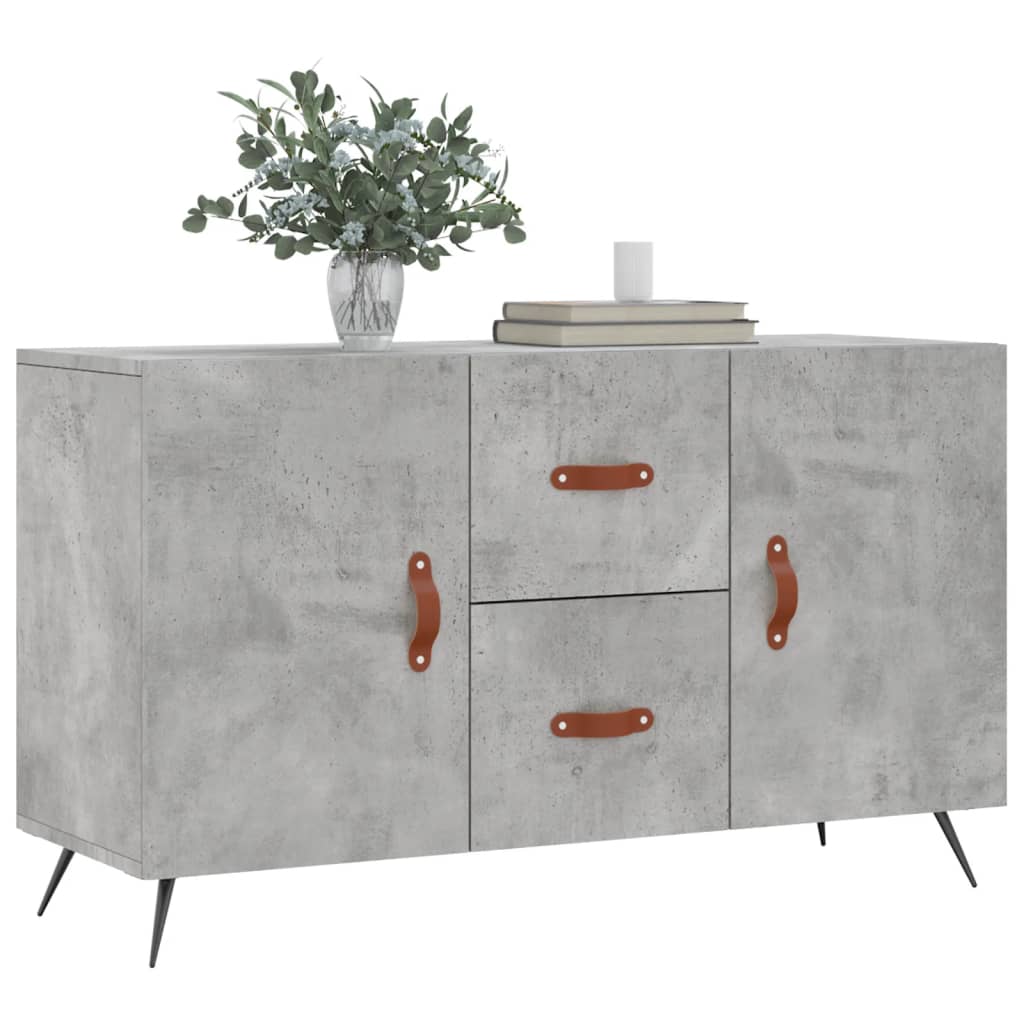 vidaXL Sideboard Betongrau 100x36x60 cm Holzwerkstoff