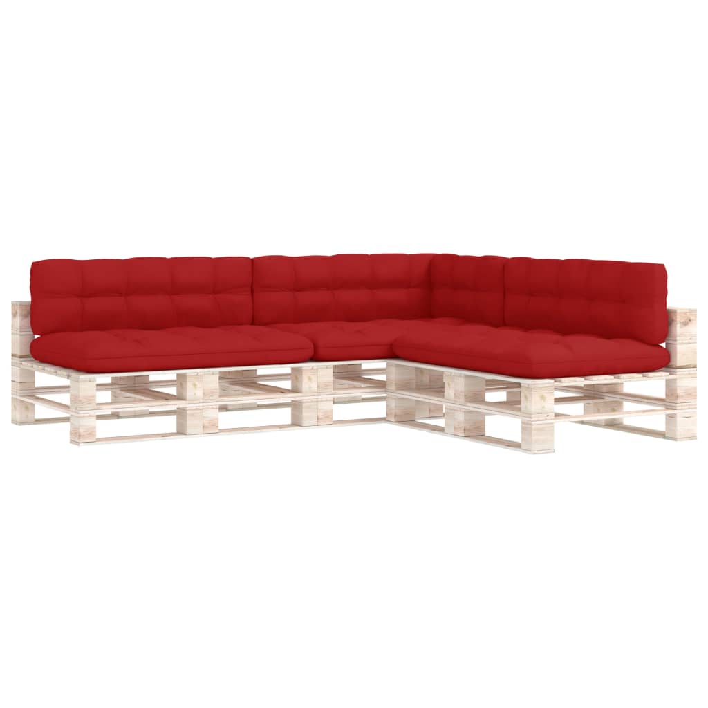 vidaXL Palettensofa-Kissen 7 Stk. Rot