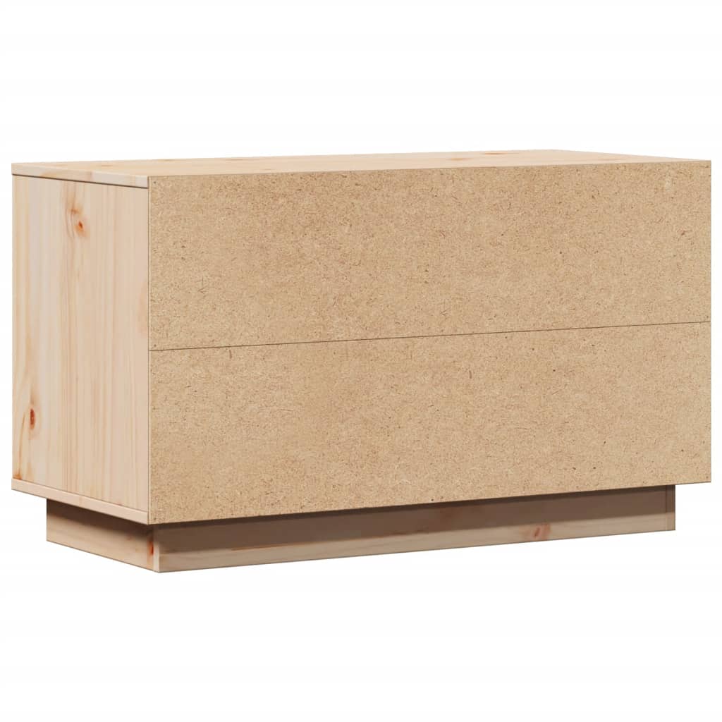 vidaXL TV-Schrank 74x35x44 cm Massivholz Kiefer