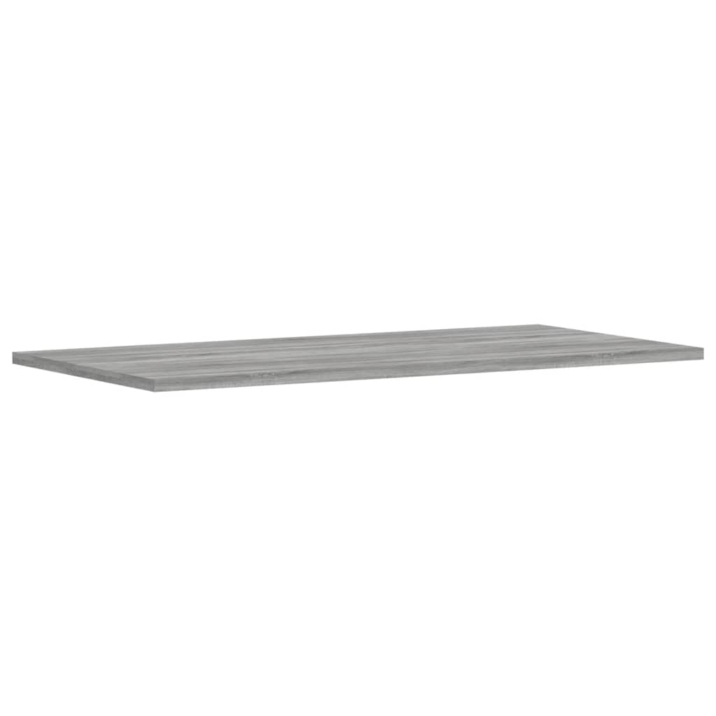 vidaXL Wandregale 4 Stk. Grau Sonoma 80x40x1,5 cm Holzwerkstoff