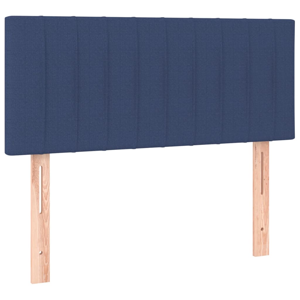 vidaXL Kopfteil Blau 90x5x78/88 cm Stoff