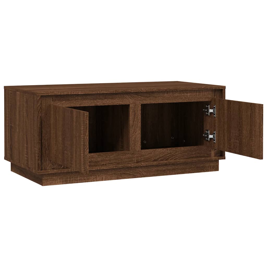 vidaXL Couchtisch Braun Eichen-Optik 102x50x44 cm Holzwerkstoff