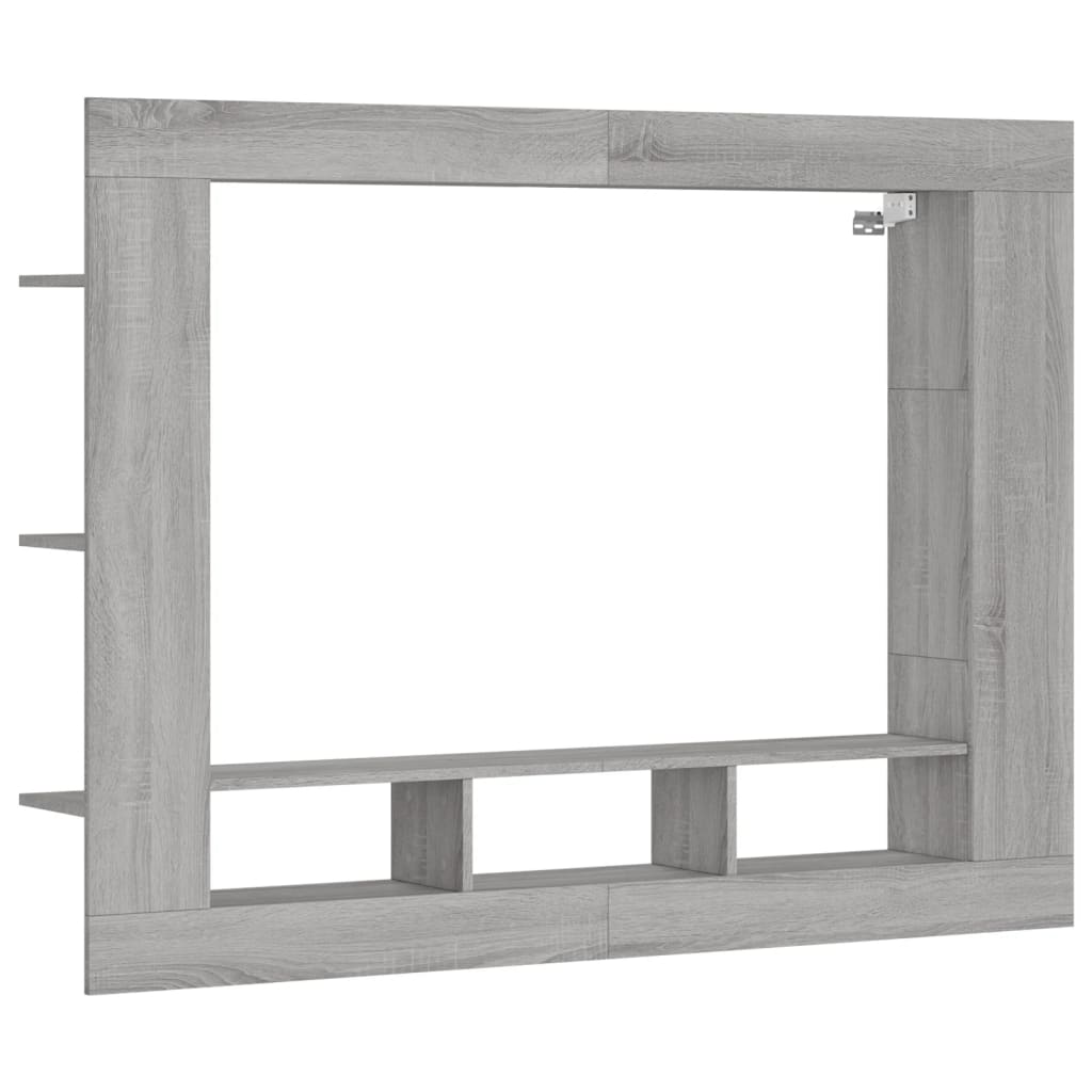 vidaXL TV-Schrank Grau Sonoma 152x22x113 cm Holzwerkstoff