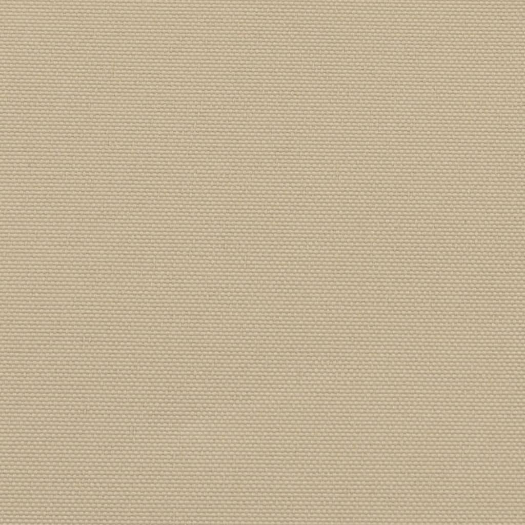 vidaXL Seitenmarkise Ausziehbar Beige 140x1200 cm