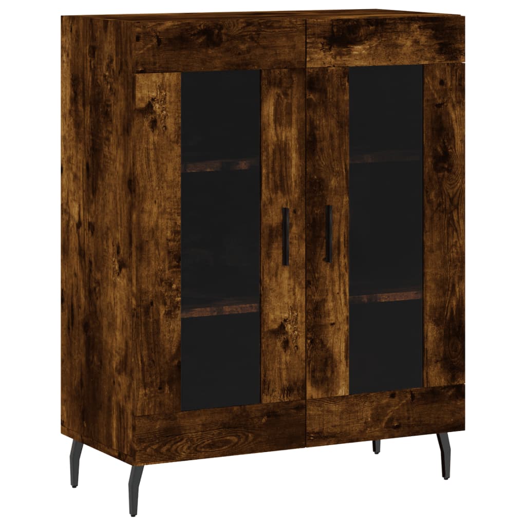 vidaXL Sideboard Räuchereiche 69,5x34x90 cm Holzwerkstoff