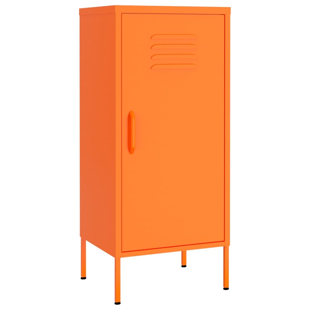 vidaXL Lagerschrank Orange 42,5x35x101,5 cm Stahl