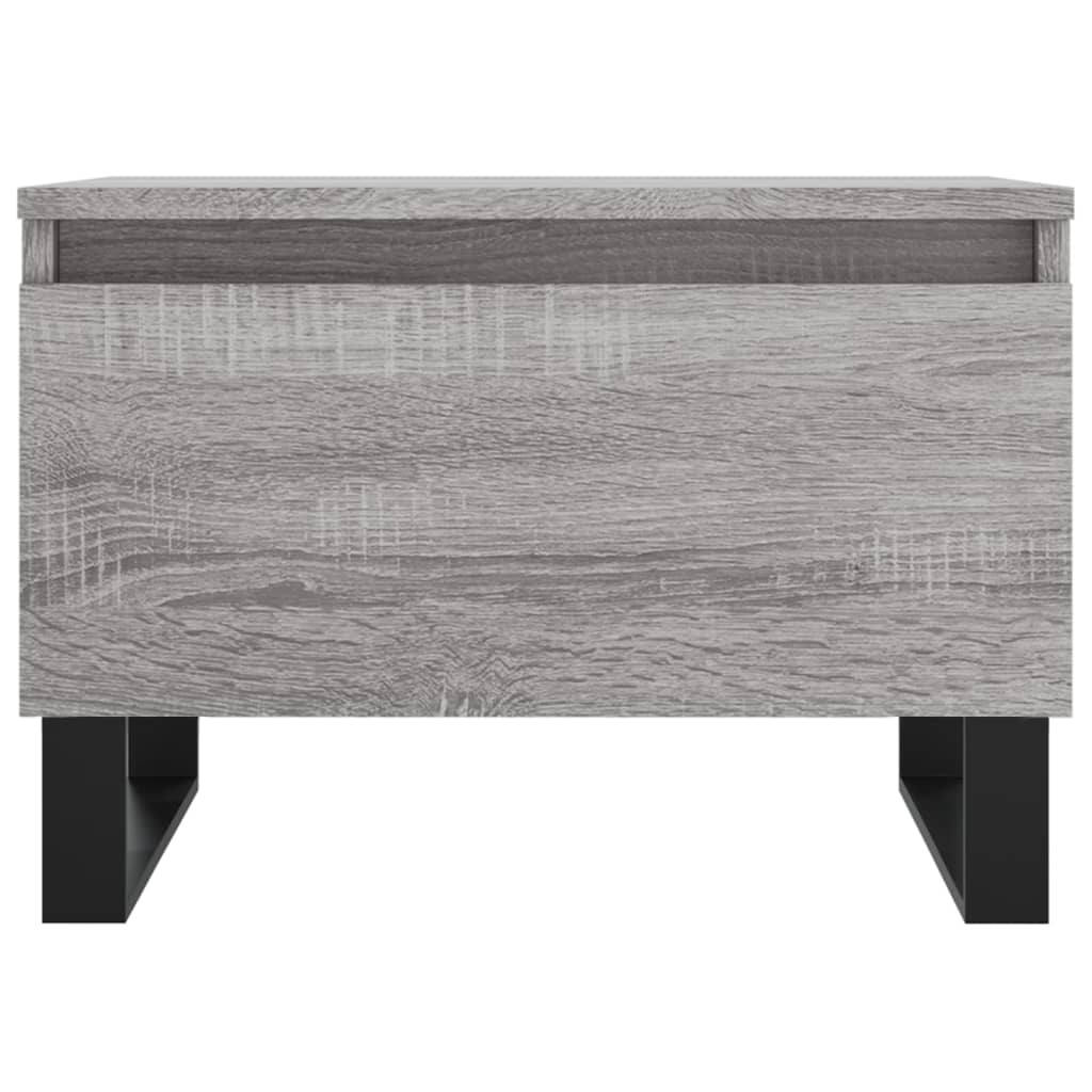 vidaXL Couchtisch Grau Sonoma 50x46x35 cm Holzwerkstoff