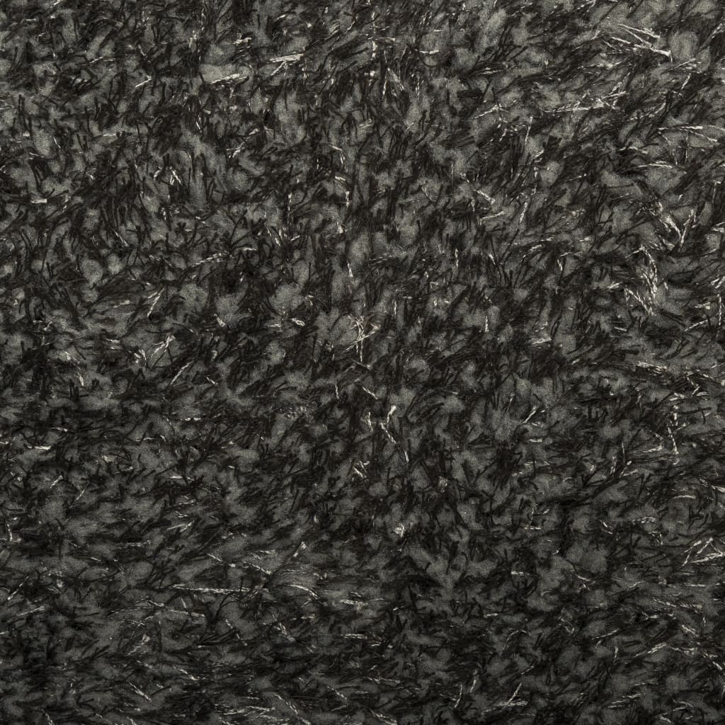 vidaXL Teppich ISTAN Hochflor Glänzend Anthrazit 240x340 cm