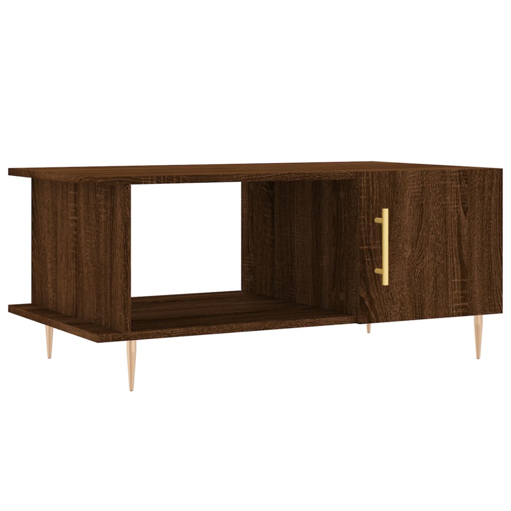 vidaXL Couchtisch Braun Eichen-Optik 90x50x40 cm Holzwerkstoff