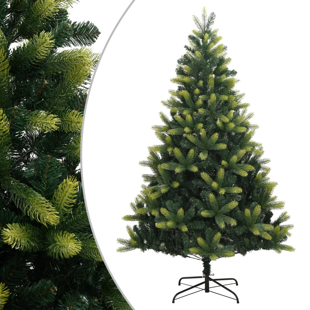 vidaXL Künstlicher Weihnachtsbaum Klappbar mit Ständer 180 cm