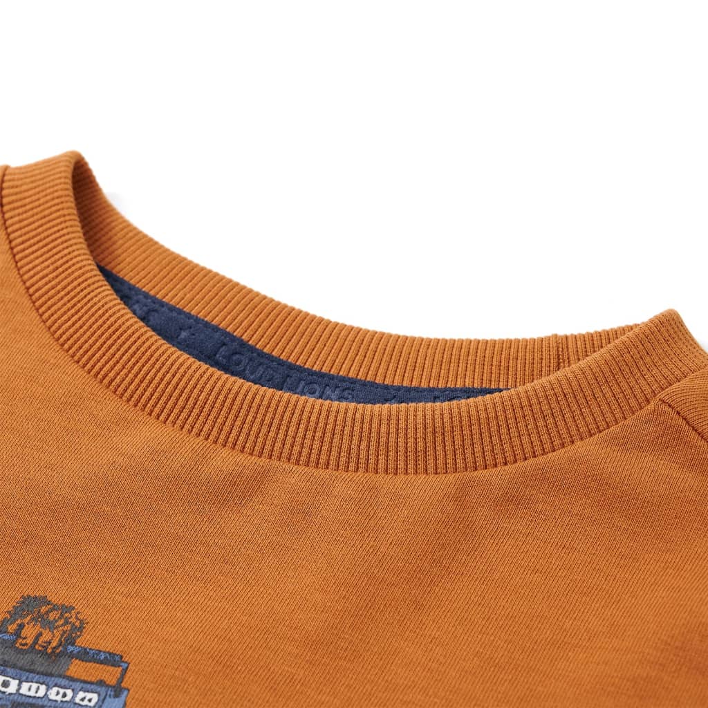 Kinder-Langarmshirt Dunkelocker 128