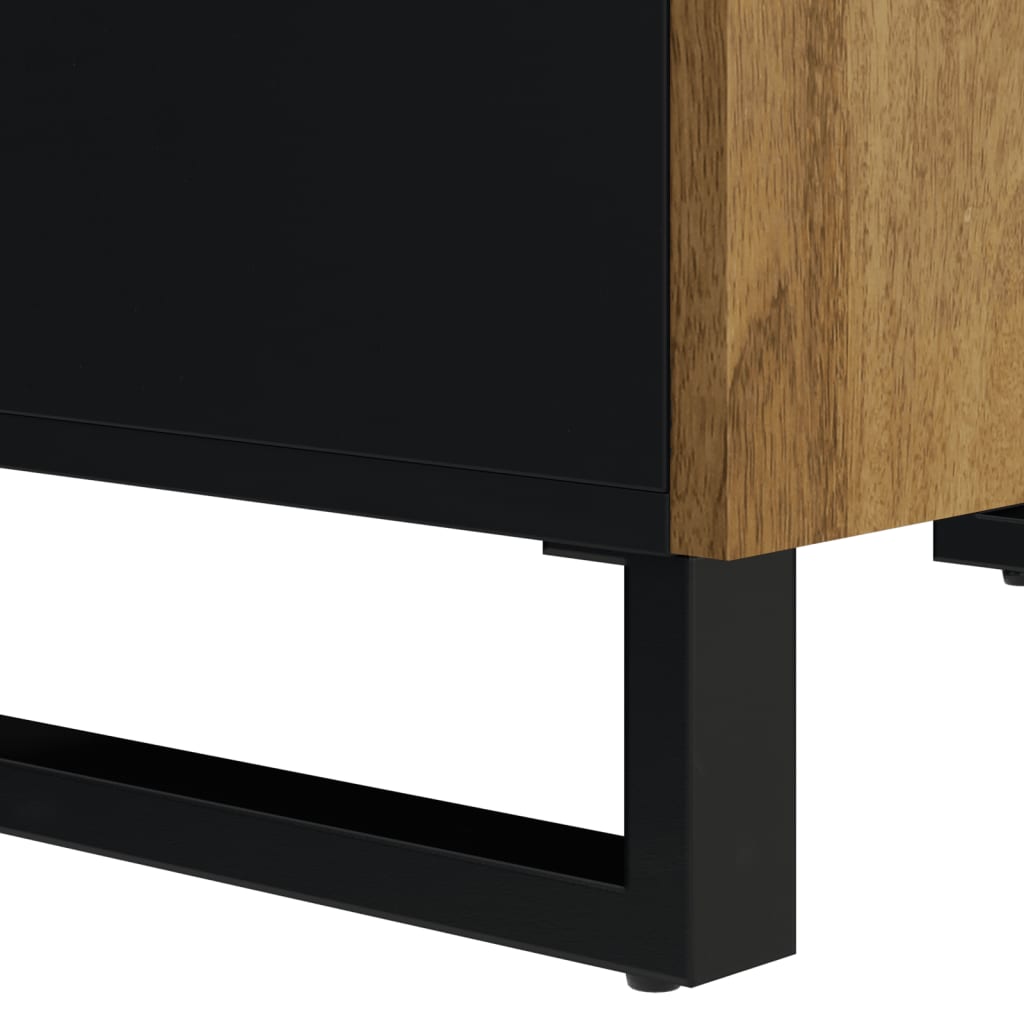 vidaXL Sideboard mit 4 Türen 60x33x75 cm Massivholz Mango