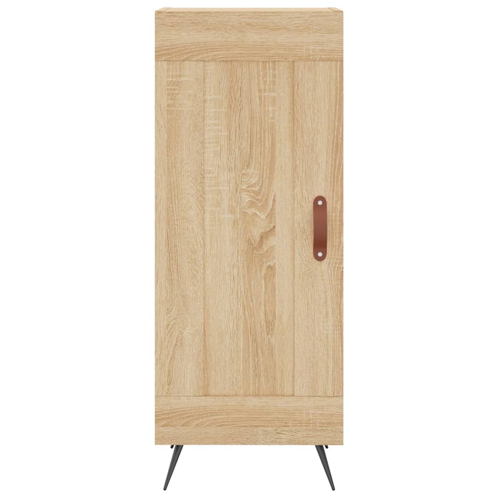 vidaXL Highboard Sonoma-Eiche 34,5x34x180 cm Holzwerkstoff