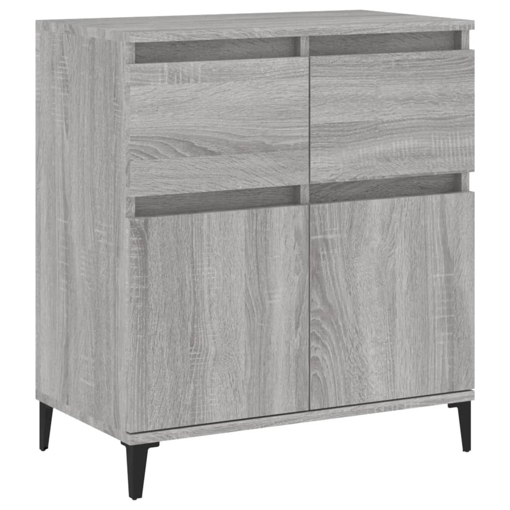 vidaXL Sideboard Grau Sonoma 60x35x70 cm Holzwerkstoff