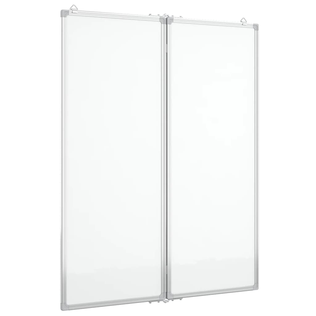 vidaXL Magnetisches Whiteboard Klappbar 80x100x1,7 cm Aluminium