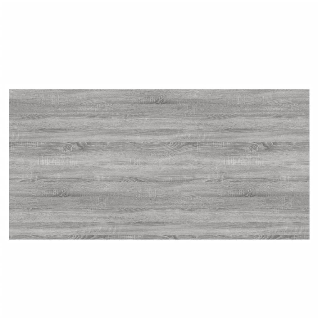 vidaXL Wandregale 4 Stk. Grau Sonoma 80x40x1,5 cm Holzwerkstoff