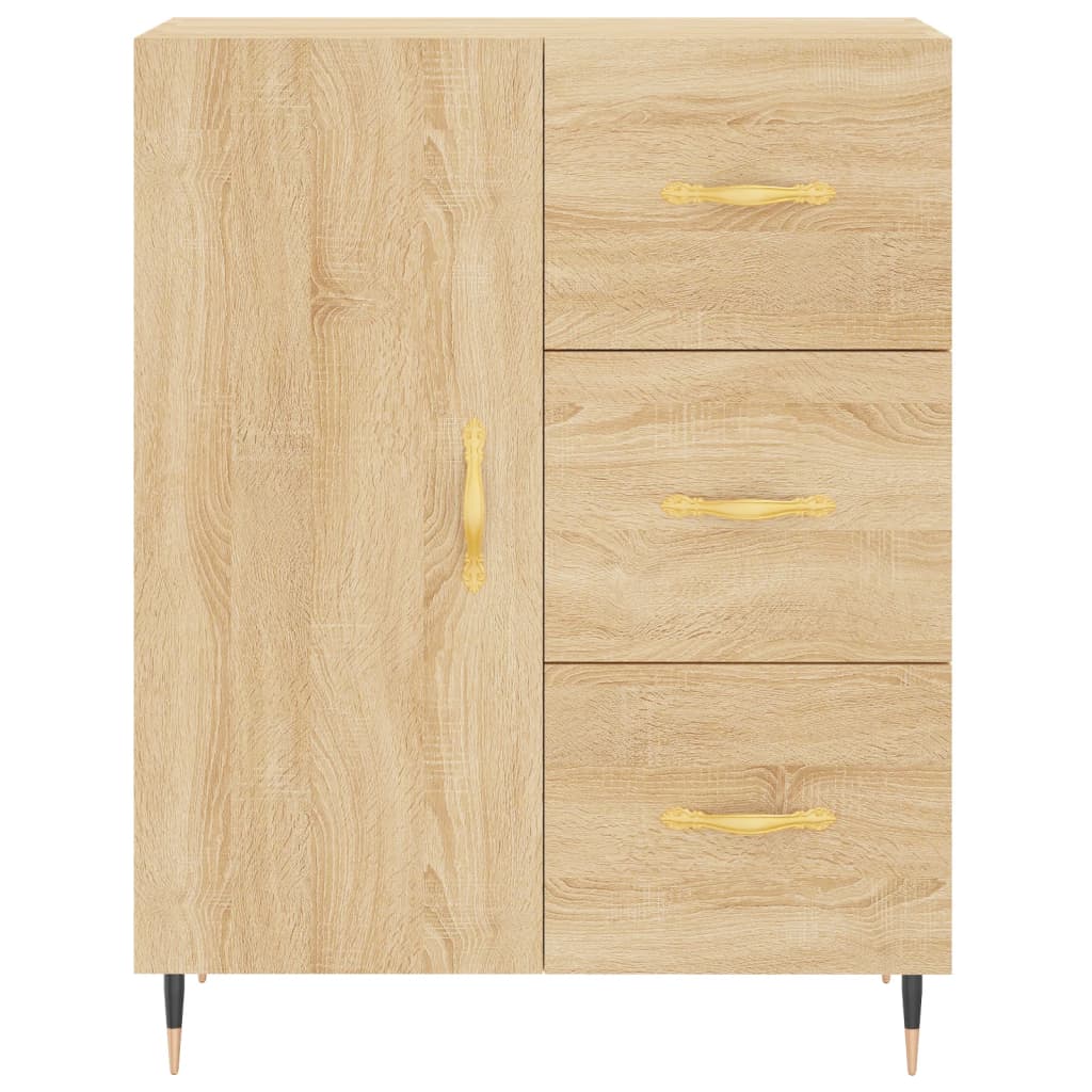 vidaXL Sideboard Sonoma-Eiche 69,5x34x90 cm Holzwerkstoff