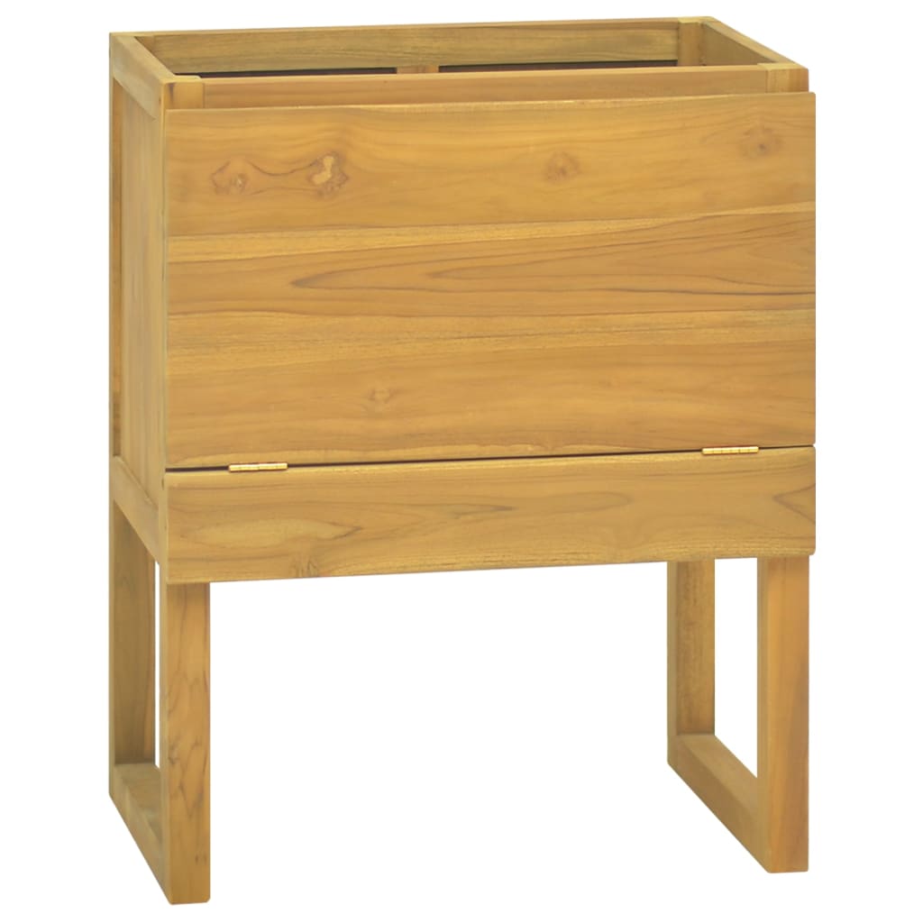 vidaXL Badschrank 60x40x75 cm Massivholz Teak