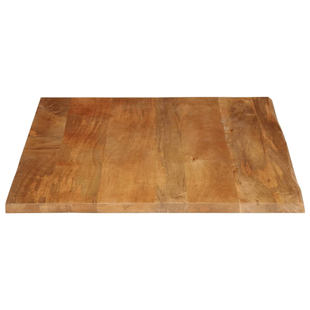 vidaXL Tischplatte mit Baumkante 90x80x3,8 cm Massivholz Mango