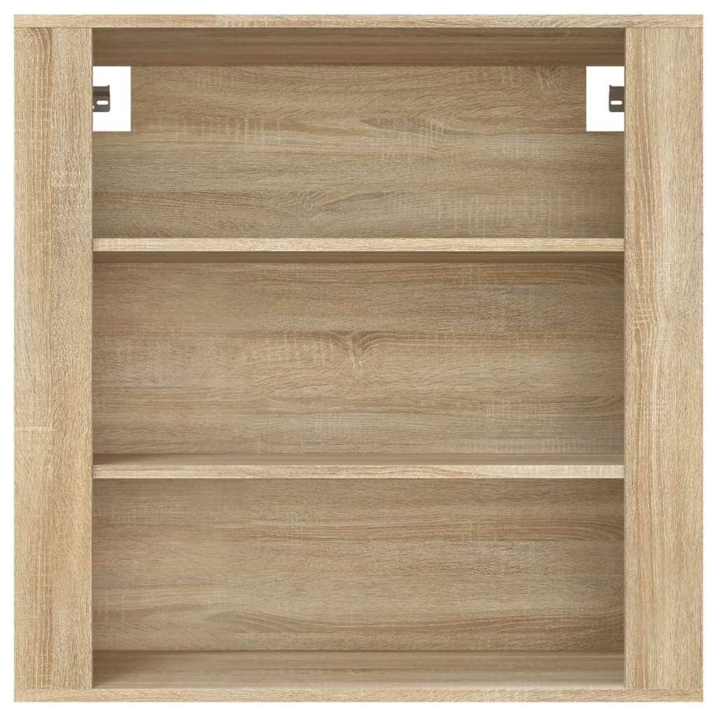 vidaXL Wandschrank Sonoma-Eiche 80x33x80 cm Holzwerkstoff