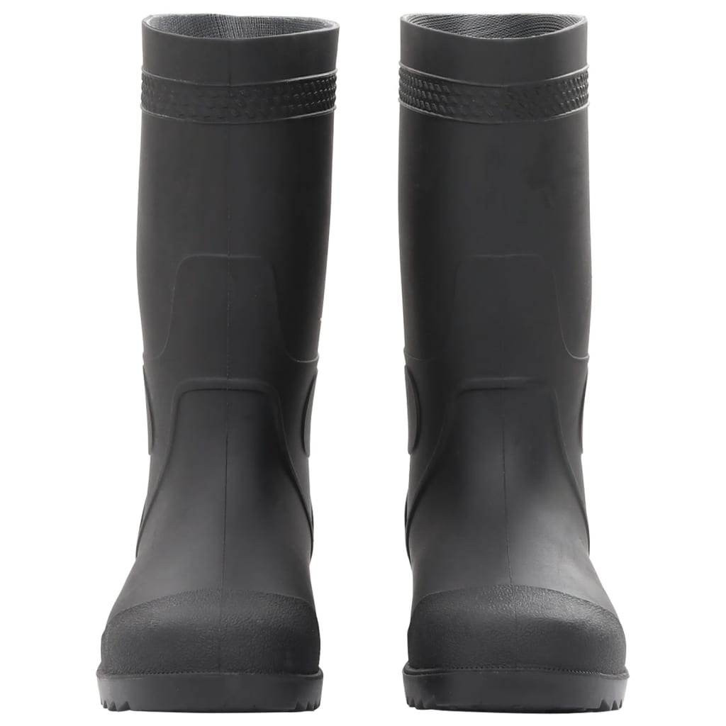 vidaXL Gummistiefel Schwarz Größe 38 PVC