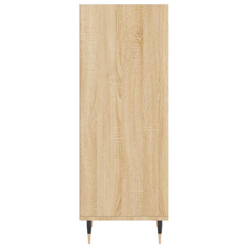 vidaXL Sideboard Sonoma-Eiche 34,5x32,5x90 cm Holzwerkstoff