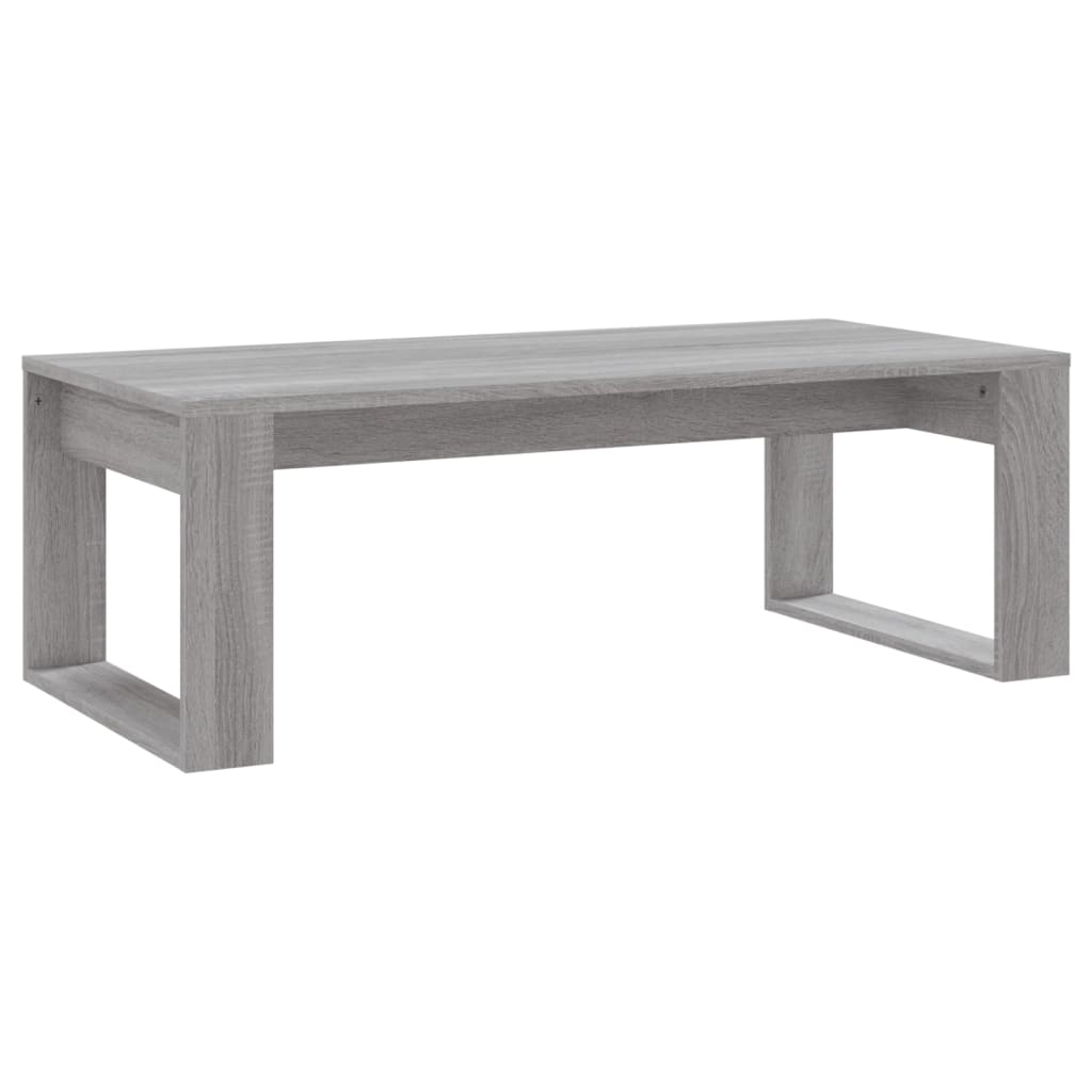 vidaXL Couchtisch Grau Sonoma 102x50x35 cm Holzwerkstoff