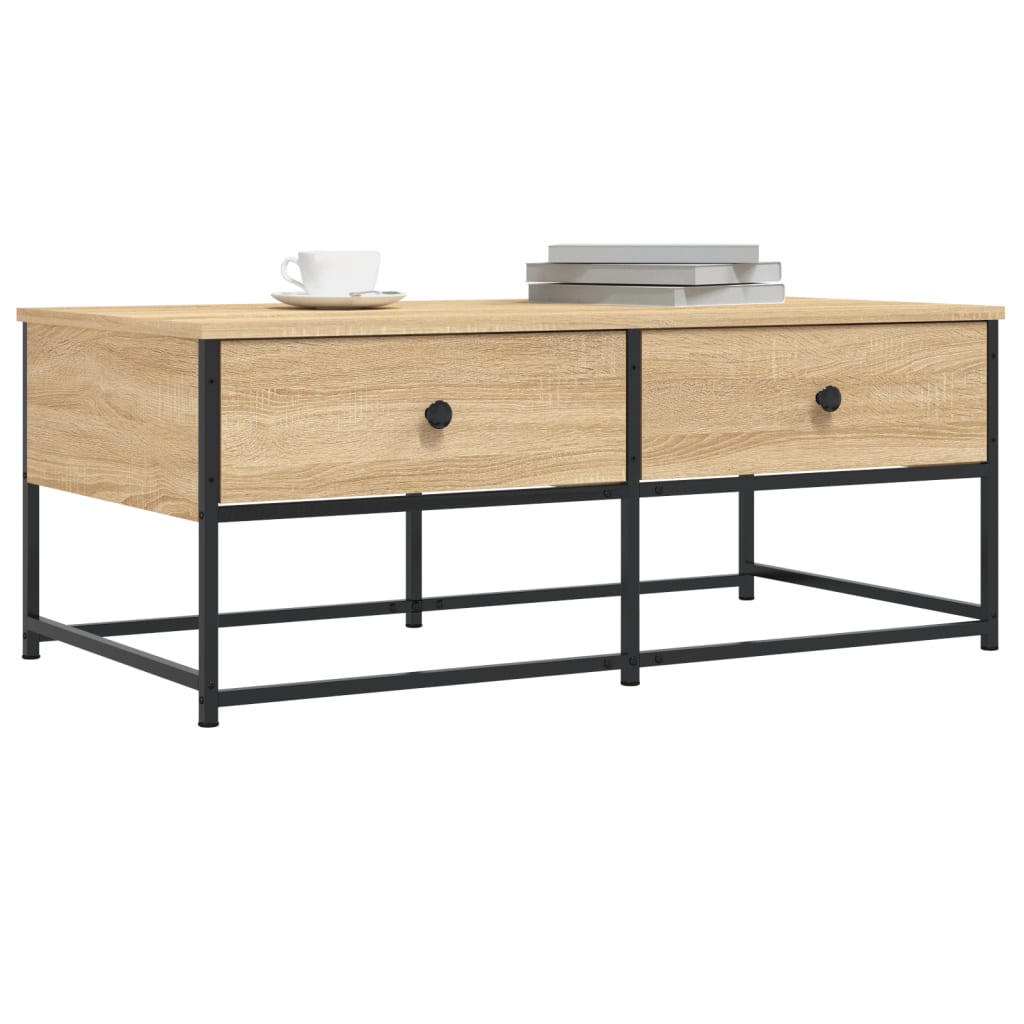 vidaXL Couchtisch Sonoma-Eiche 100x51x40 cm Holzwerkstoff