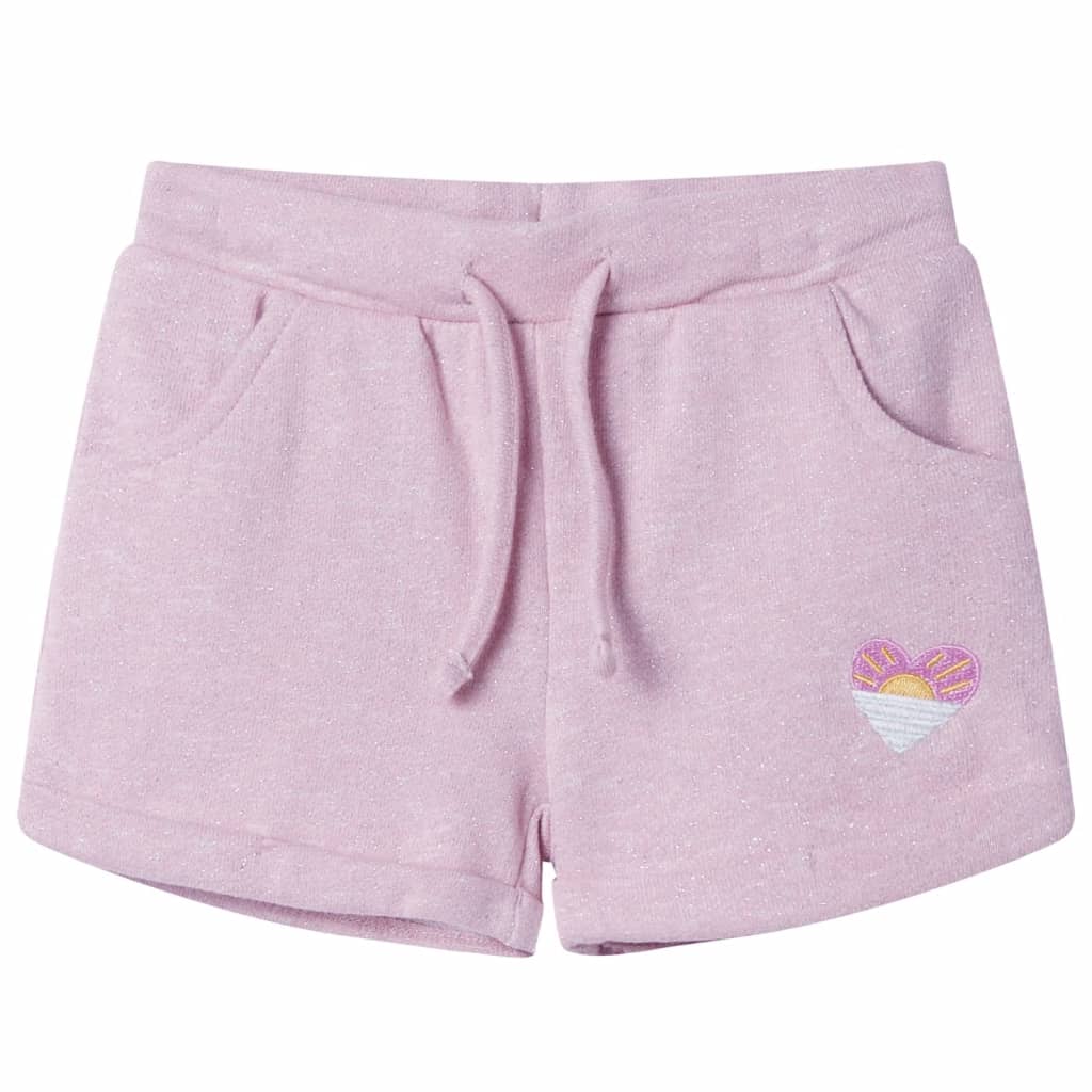 Kindershorts mit Kordelzug Lila 128