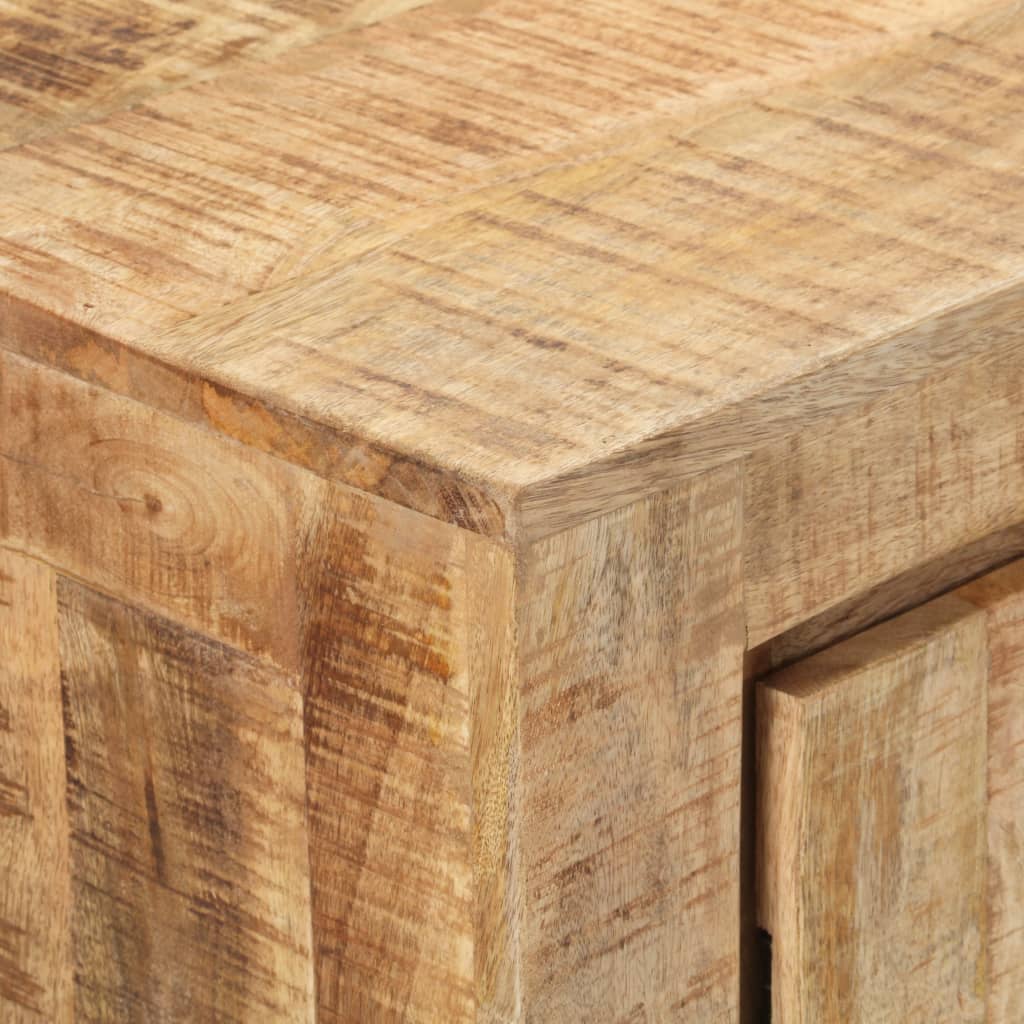 vidaXL Sideboard 175x40x75 cm Raues Mangoholz