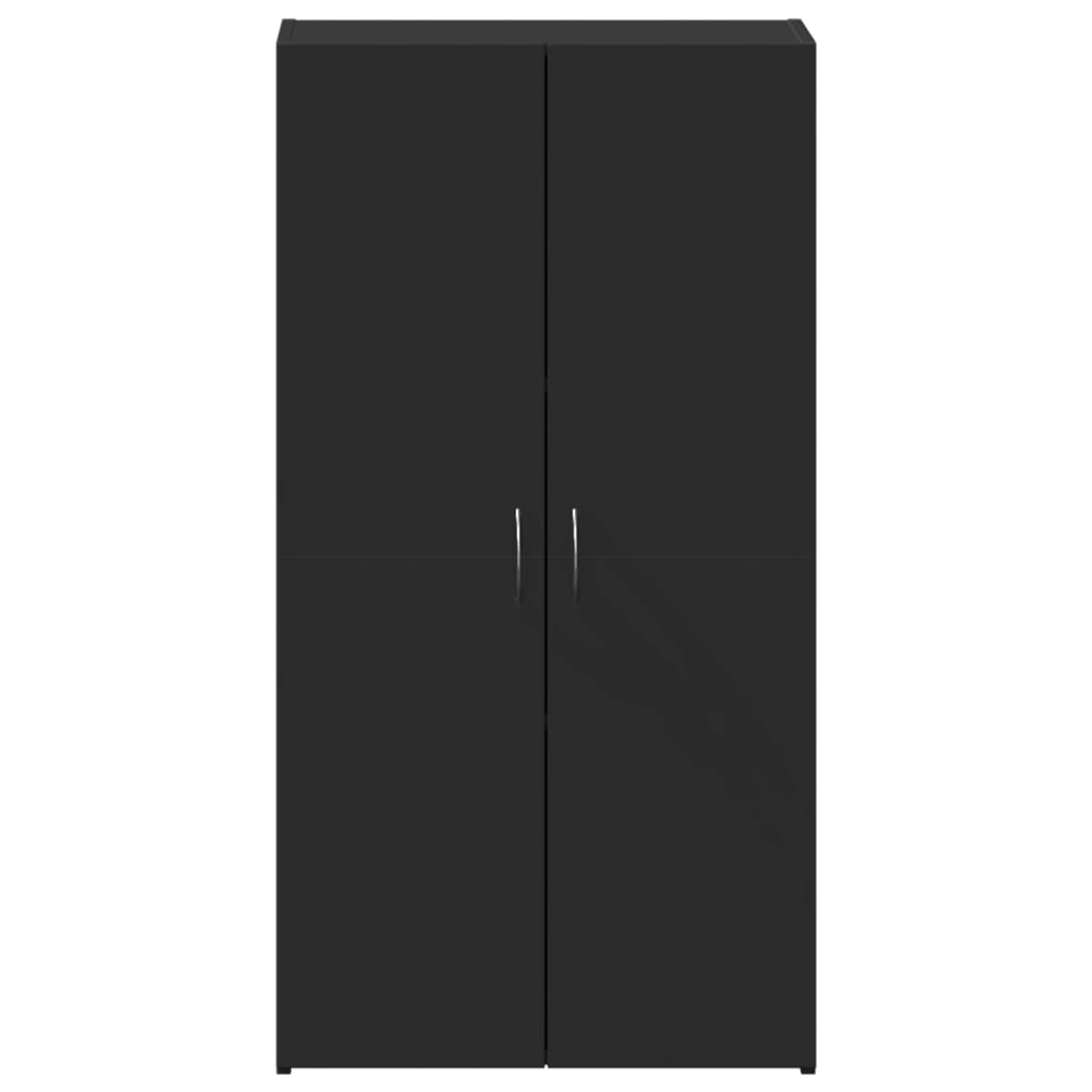 vidaXL Aktenschrank Schwarz 60x32x115 cm Holzwerkstoff