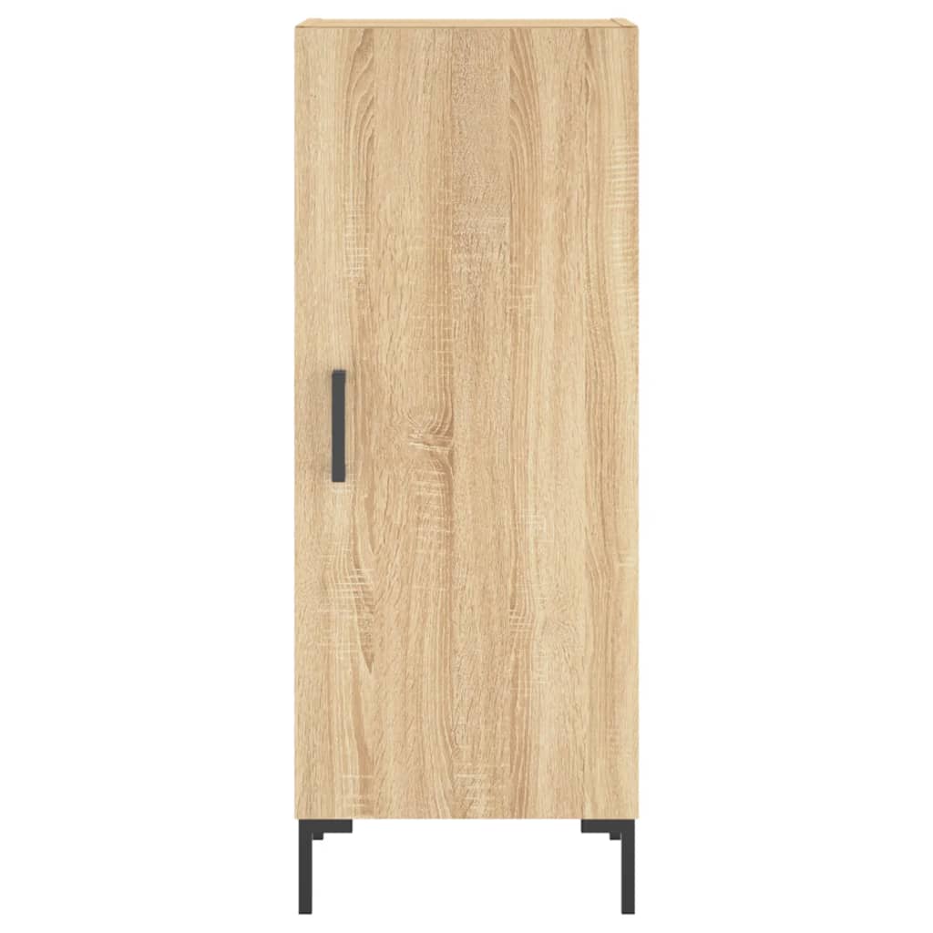 vidaXL Sideboard Sonoma-Eiche 34,5x34x90 cm Holzwerkstoff