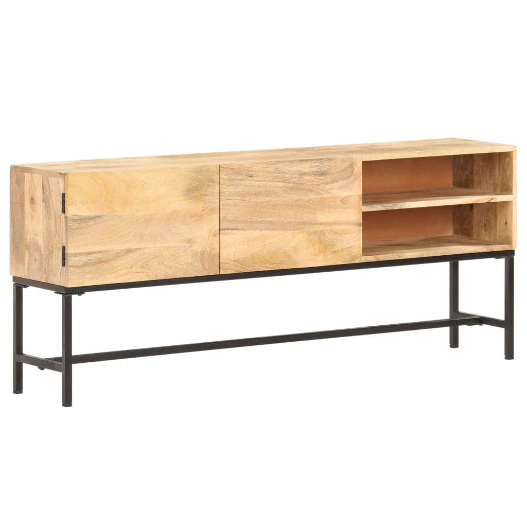 vidaXL Sideboard 145x30x60 cm Mango Massivholz