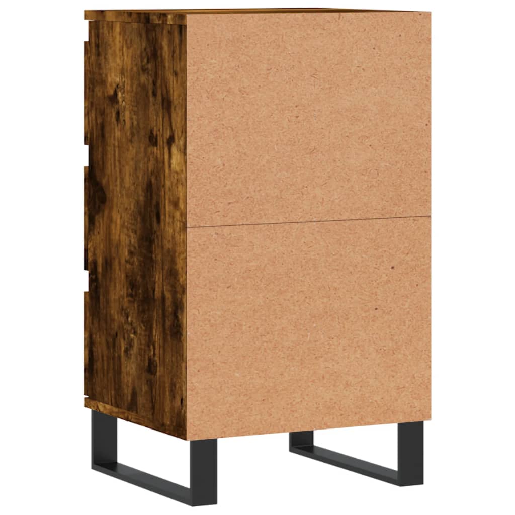 vidaXL Sideboard Räuchereiche 40x35x70 cm Holzwerkstoff