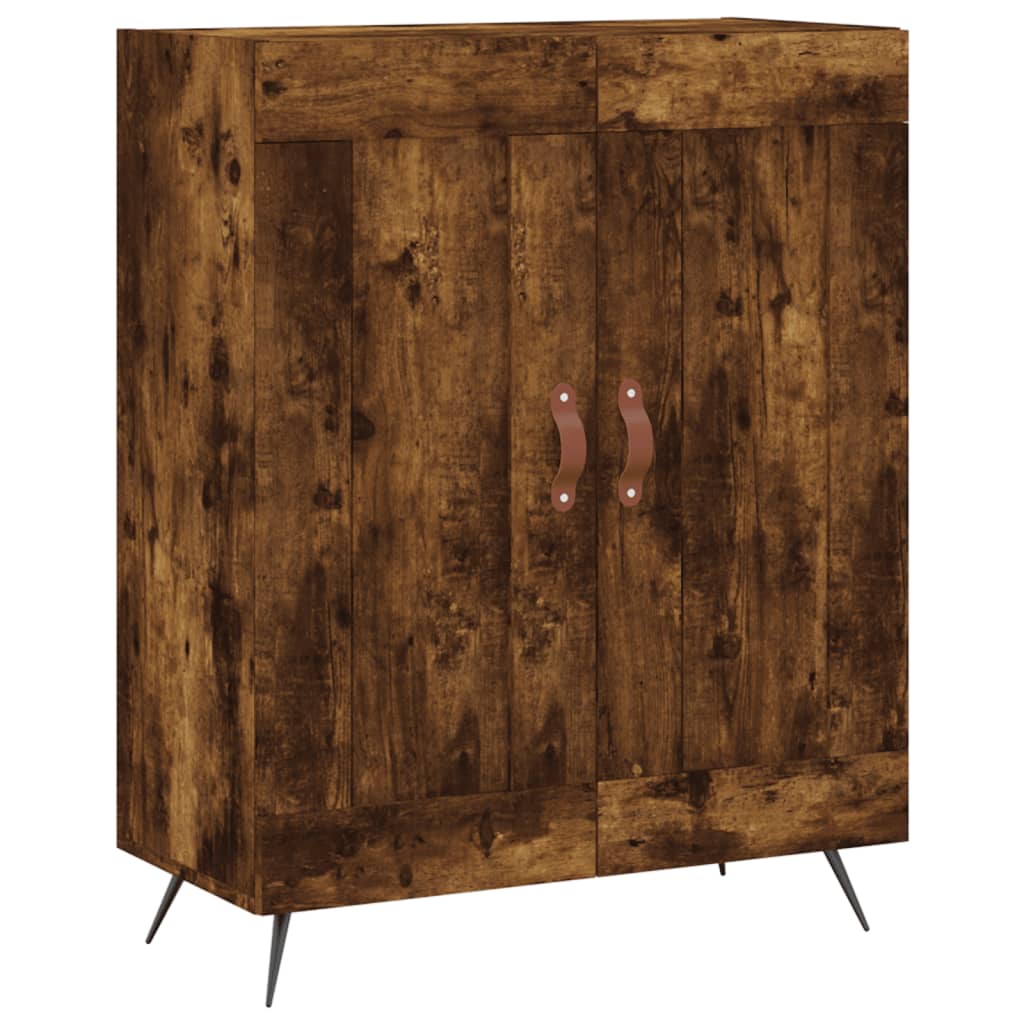 vidaXL Sideboard Räuchereiche 69,5x34x90 cm Holzwerkstoff