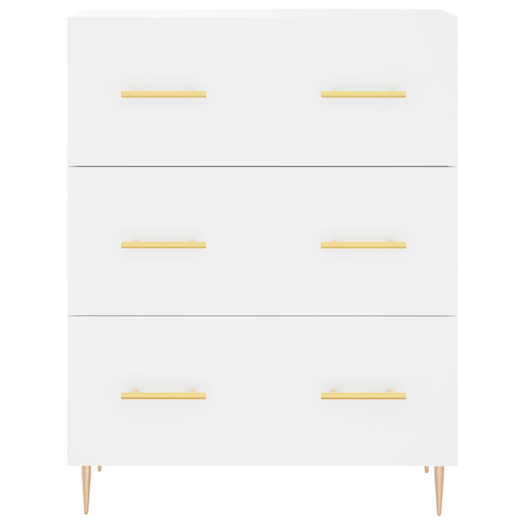 vidaXL Highboard Weiß 69,5x34x180 cm Holzwerkstoff