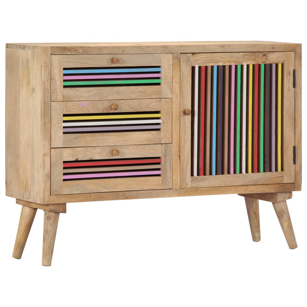 vidaXL Sideboard 100x30x75 cm Massivholz Mango